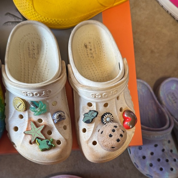 CROCS Kids Yellow Boots and Multicolor Clogs - Picture 4 of 8